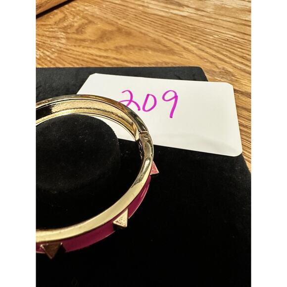 Sequin Nordstrom Multicolor Gold Tone Statement Enamel Bangle Bracelet # 209 - Picture 3 of 3